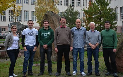 Our group in October 2014: K. Kletsch, R. Rückert, M. Lemnian, M. Müller-Hannemann, S. Rechner, H. Blaar, S. Schiele (left to right)