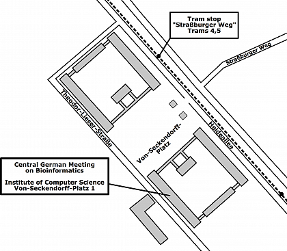 Directions to von-Seckendorff-Platz 1, Institute of Computer Science for CGMB2015