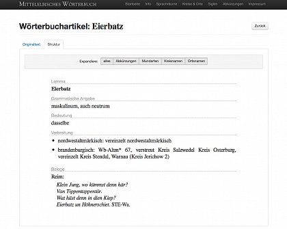 Digital Middle Elbe Dictionary